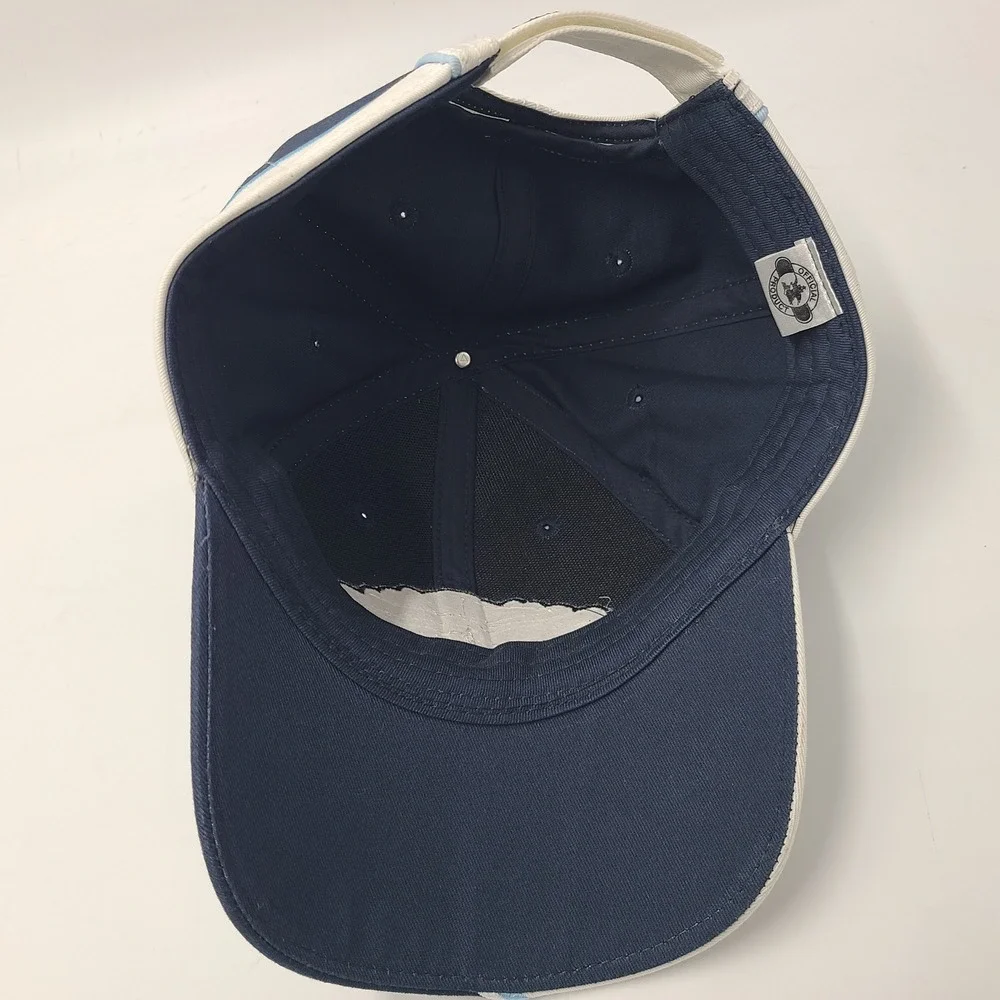 Vintage Bud‎ Bowl Hat Adjustable Bud Light Blue White Football 2007 Super Bowl